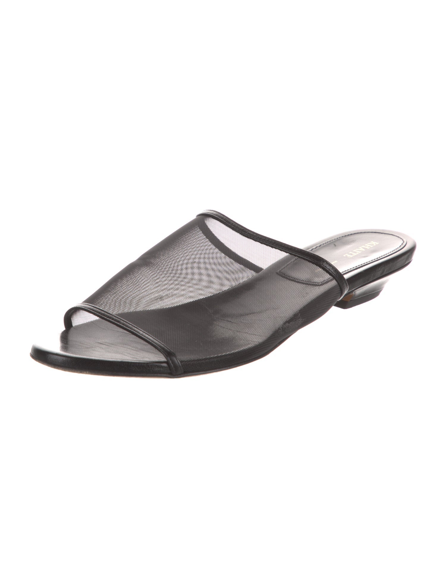 Khaite Mesh Mesh Accents Slides