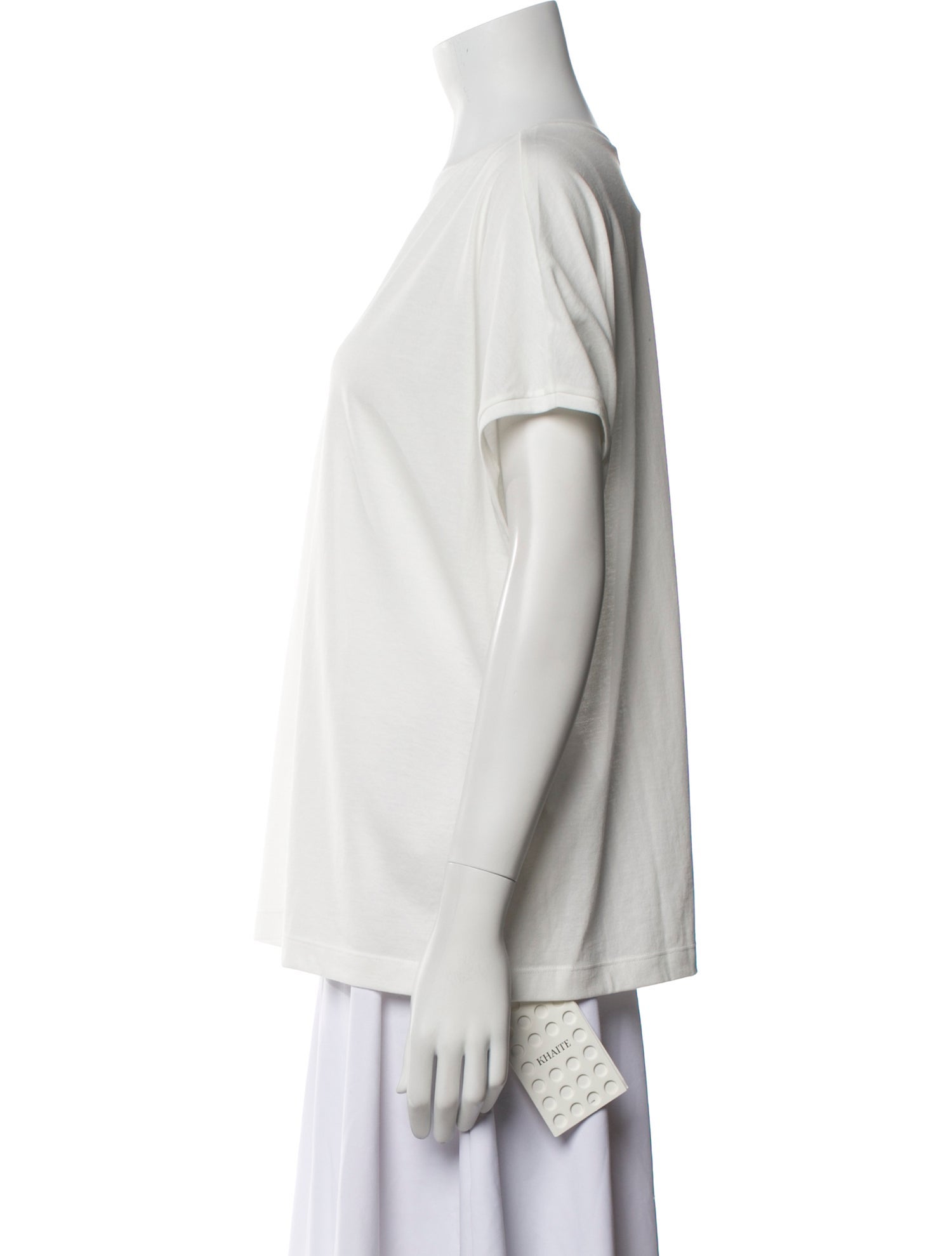 Khaite V-Neck Short Sleeve T-Shirt w/ Tags