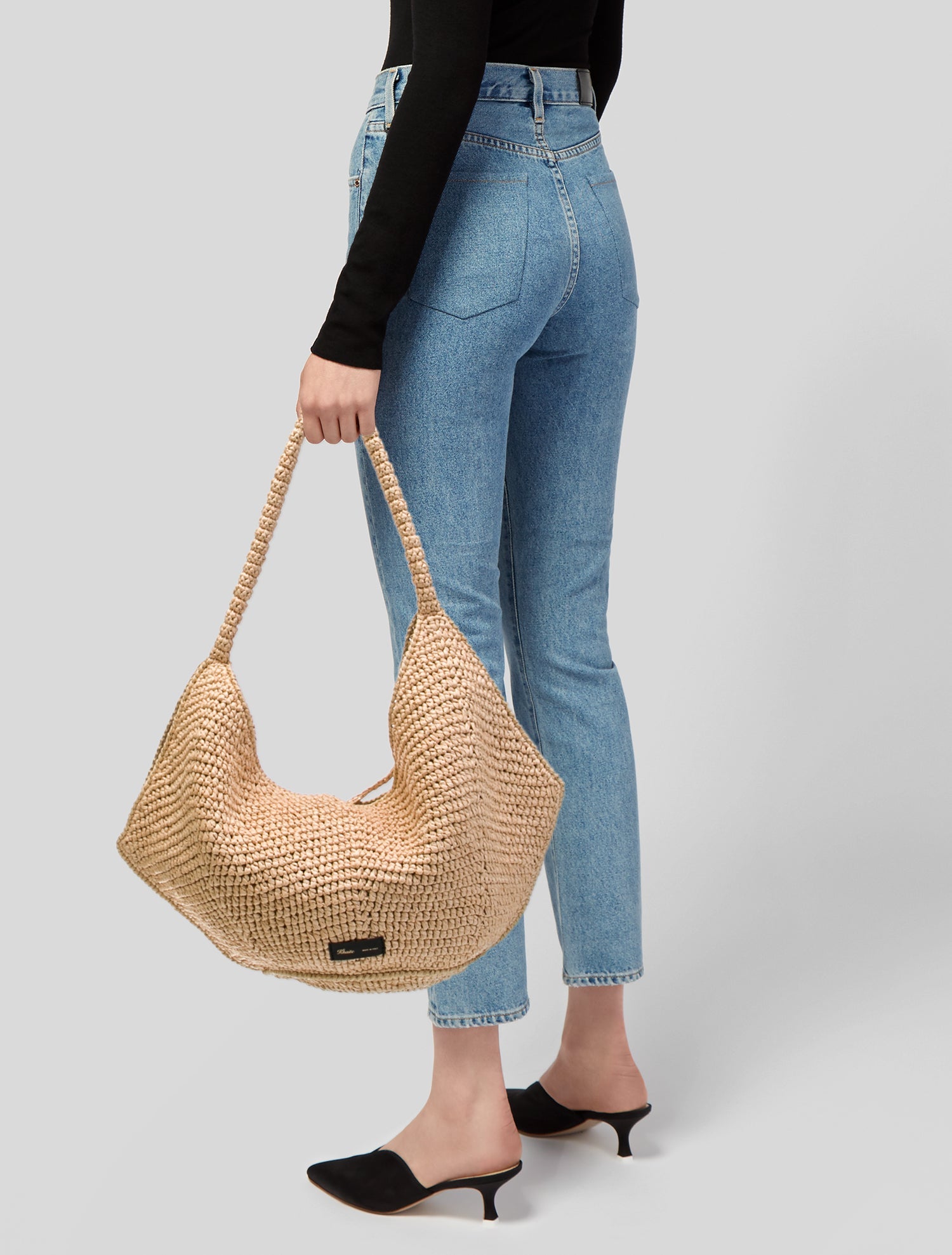 Khaite Raffia Shoulder Bag