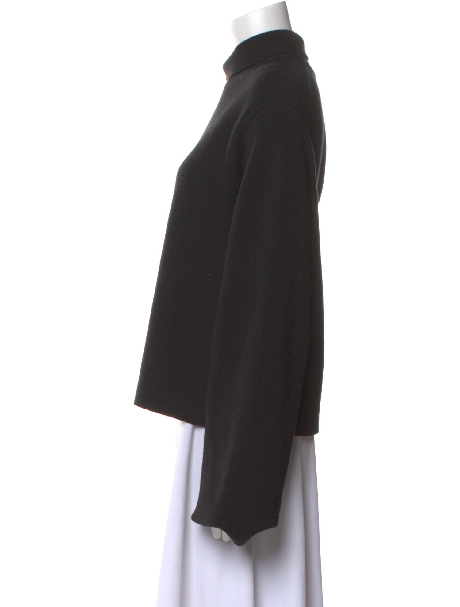 Khaite Wool Mock Neck Sweater