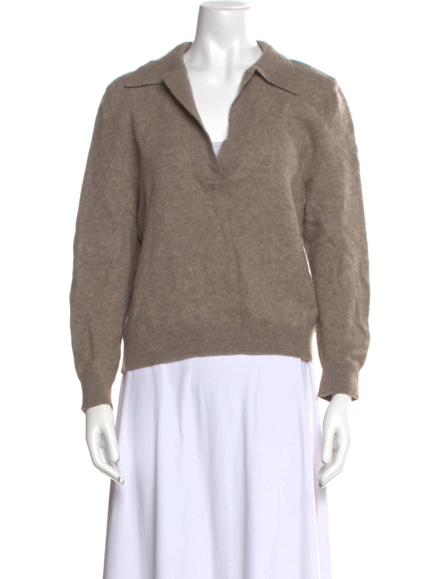 Khaite Cashmere V-Neck Sweater