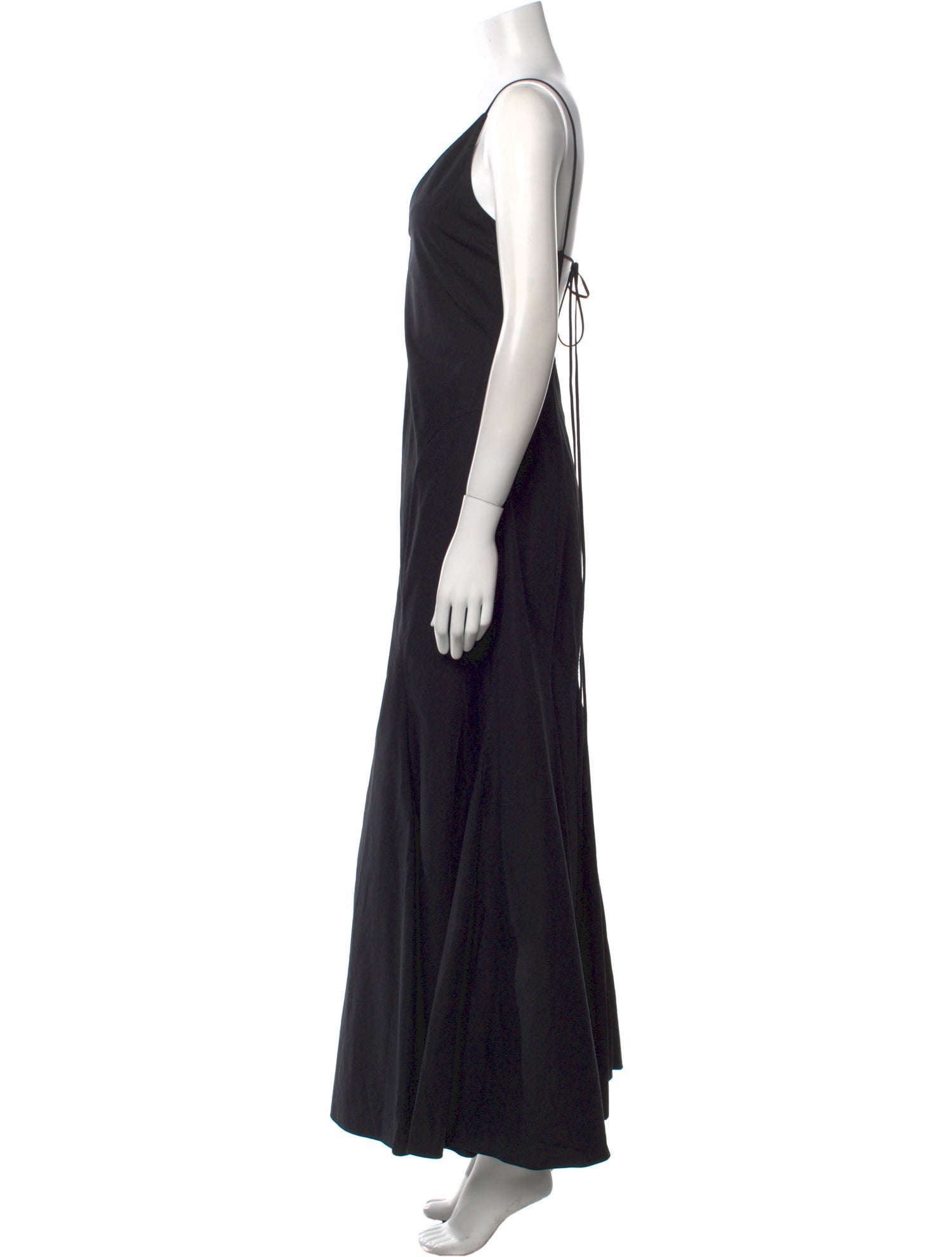 Khaite V-Neck Long Dress