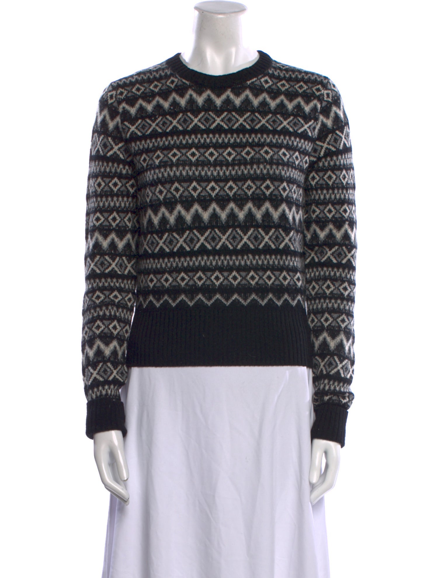 Khaite Cashmere Printed Sweater