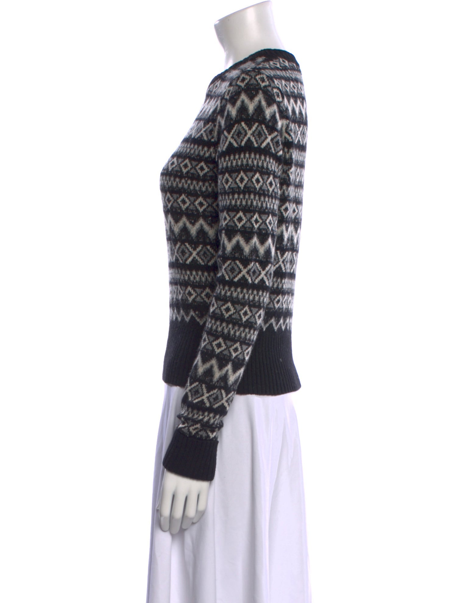 Khaite Cashmere Printed Sweater