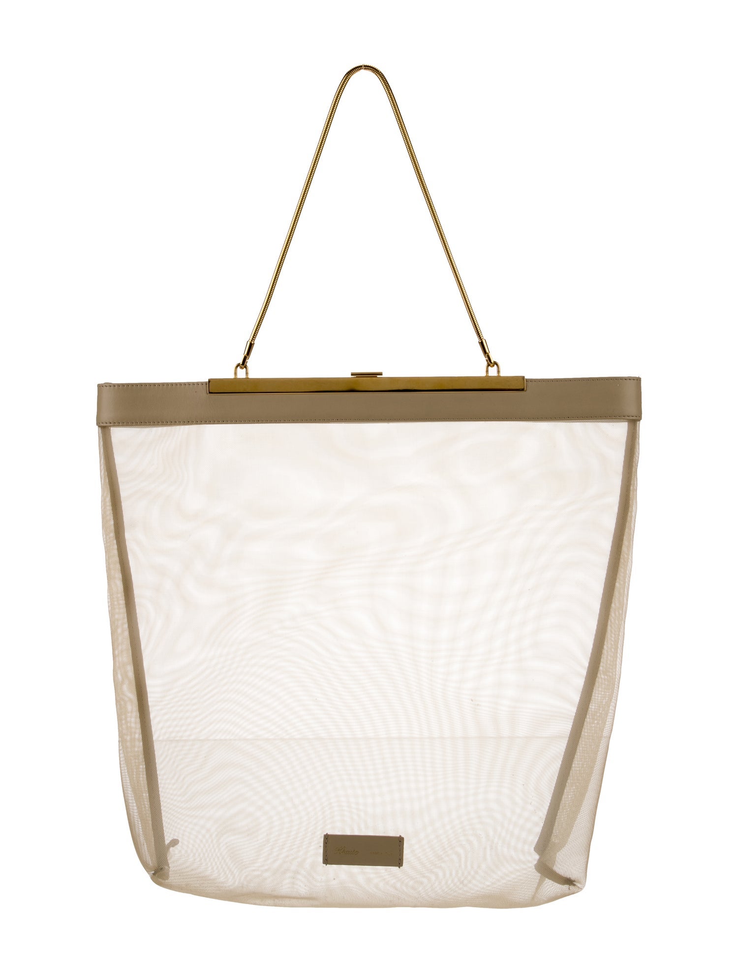 Khaite Mesh Top Handle Bag