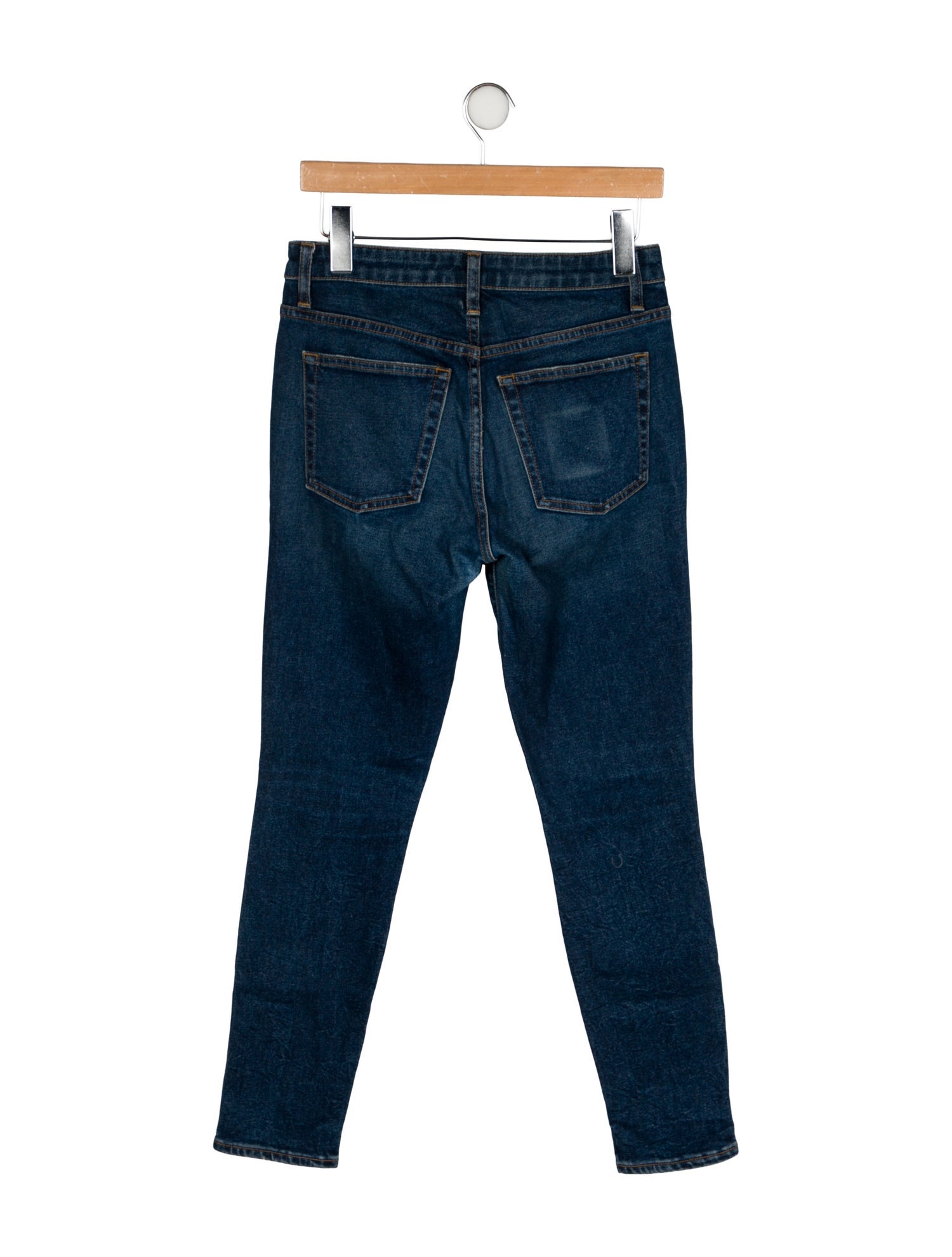 Khaite Mid-Rise Skinny Leg Jeans