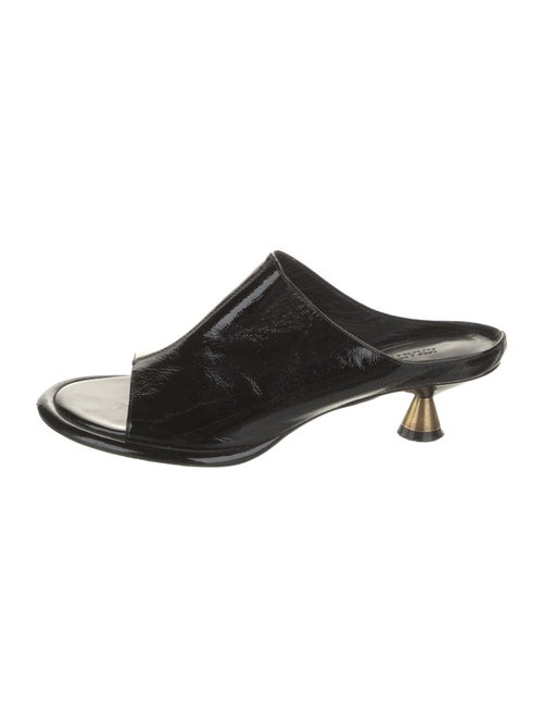 Khaite Patent Leather Slides