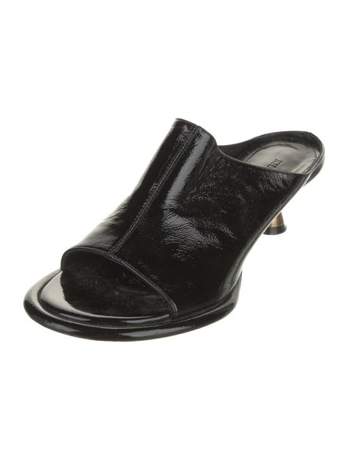 Khaite Patent Leather Slides
