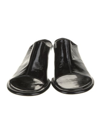 Khaite Patent Leather Slides