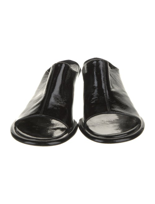 Khaite Patent Leather Slides
