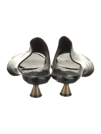 Khaite Patent Leather Slides