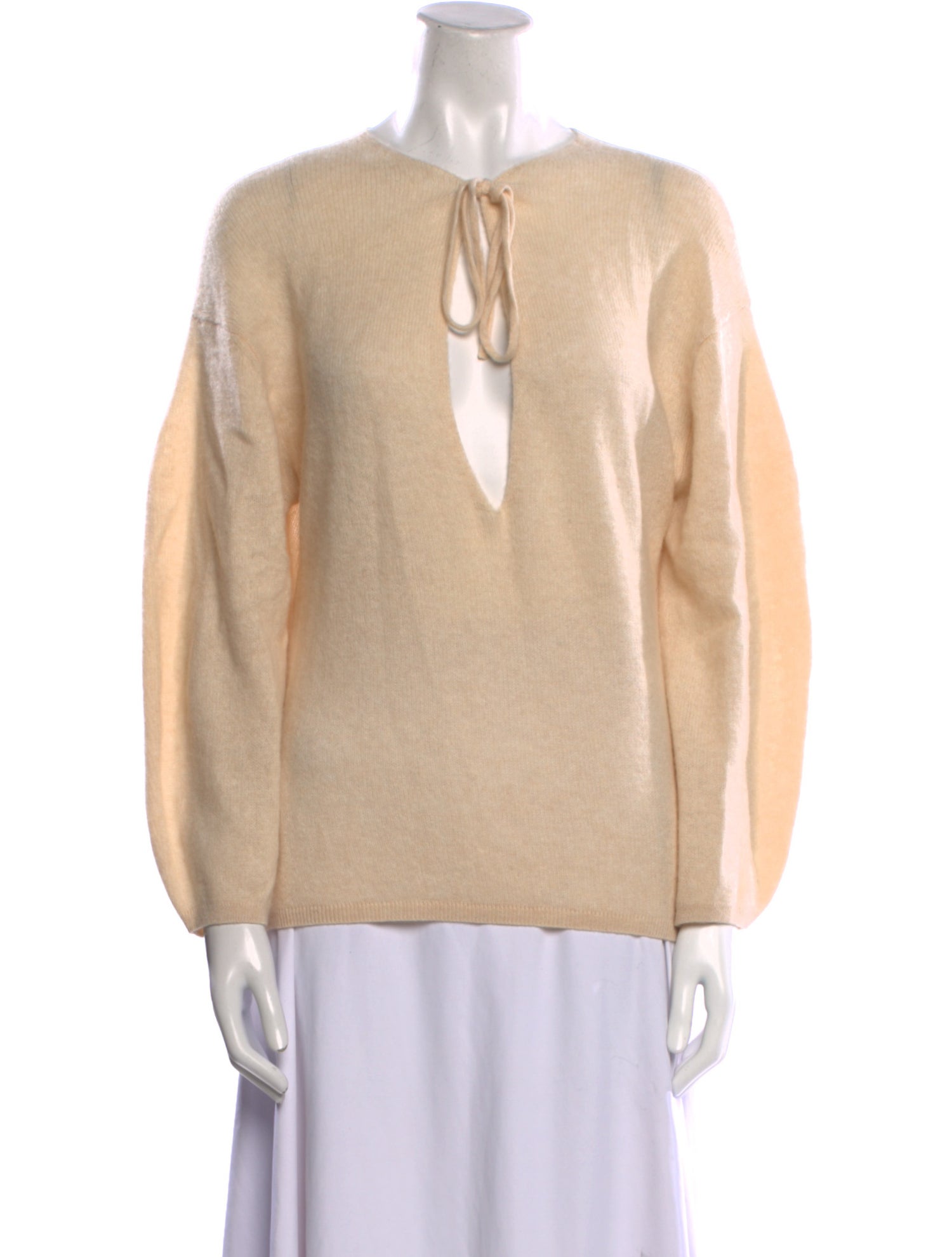 Khaite Plunge Neckline Sweater