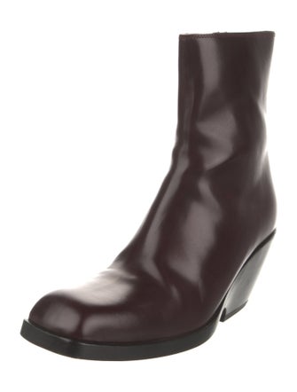 Khaite Leather Sock Boots