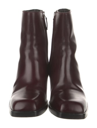 Khaite Leather Sock Boots