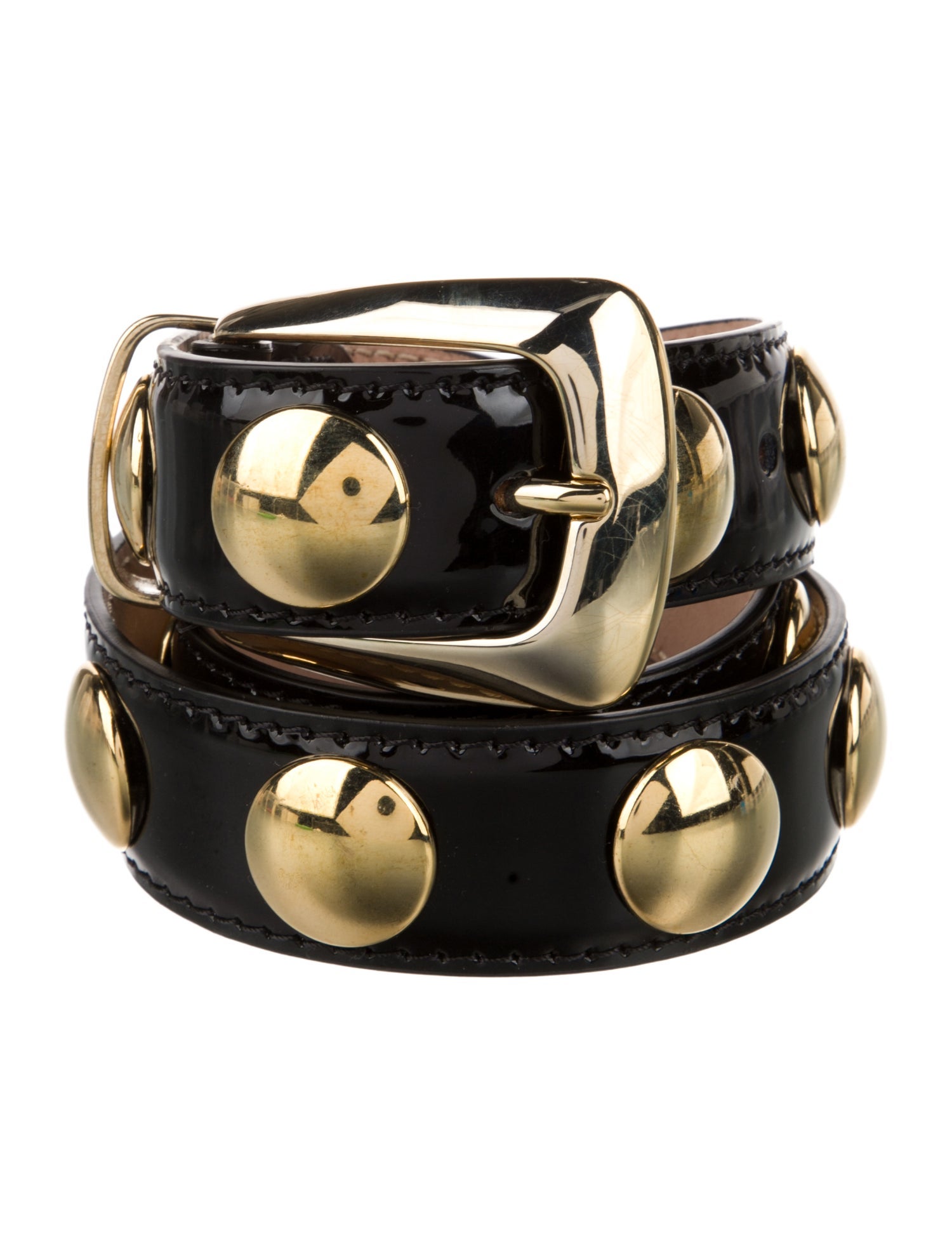 Khaite Skinny Patent Leather Waist Belt w/ Tags