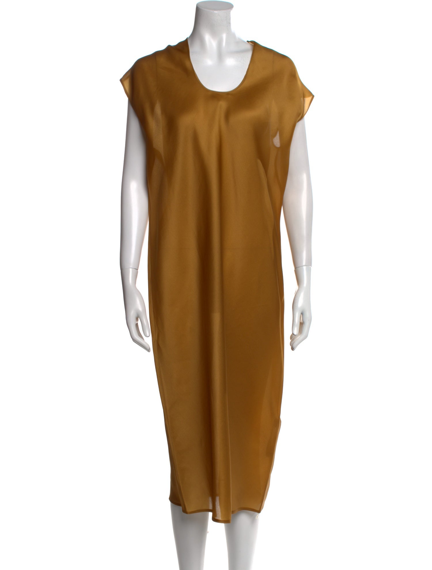 Khaite Silk Midi Length Dress