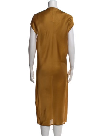Khaite Silk Midi Length Dress