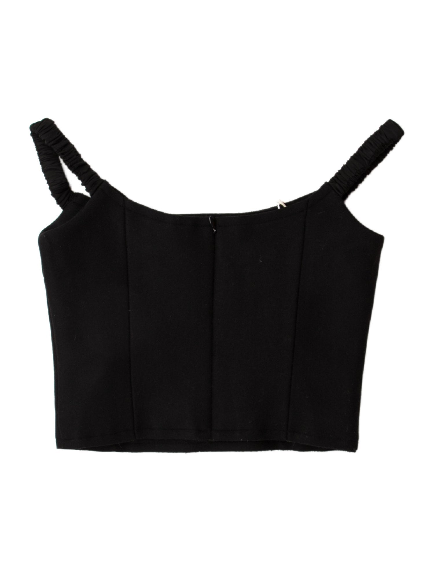 Khaite Virgin Wool Scoop Neck Crop Top