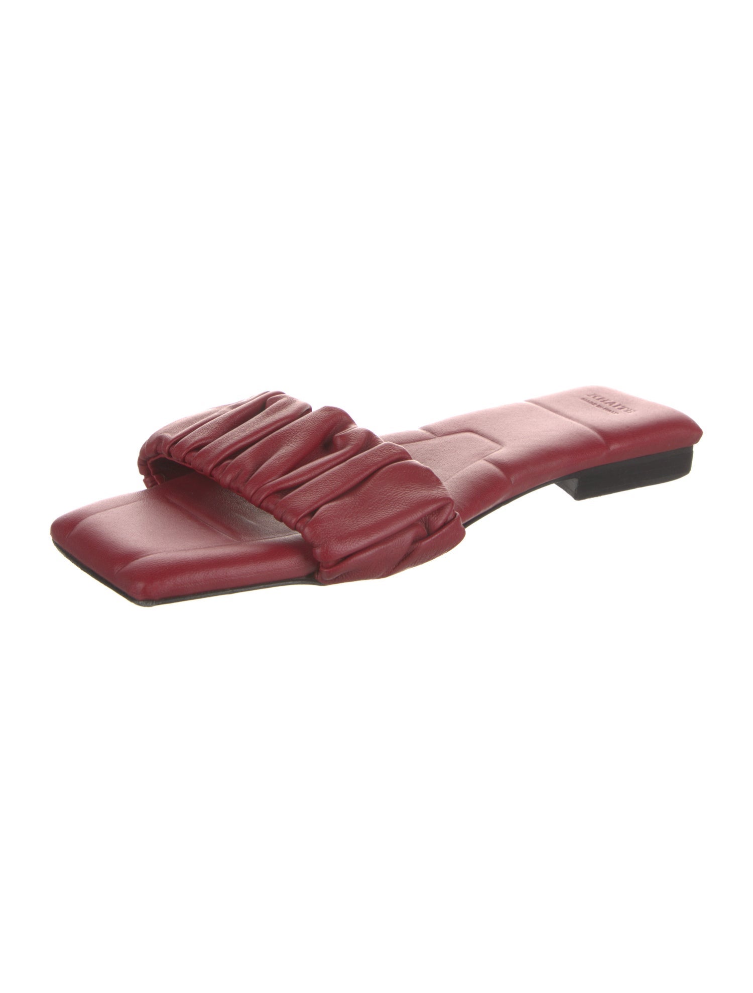 Khaite Leather Slides