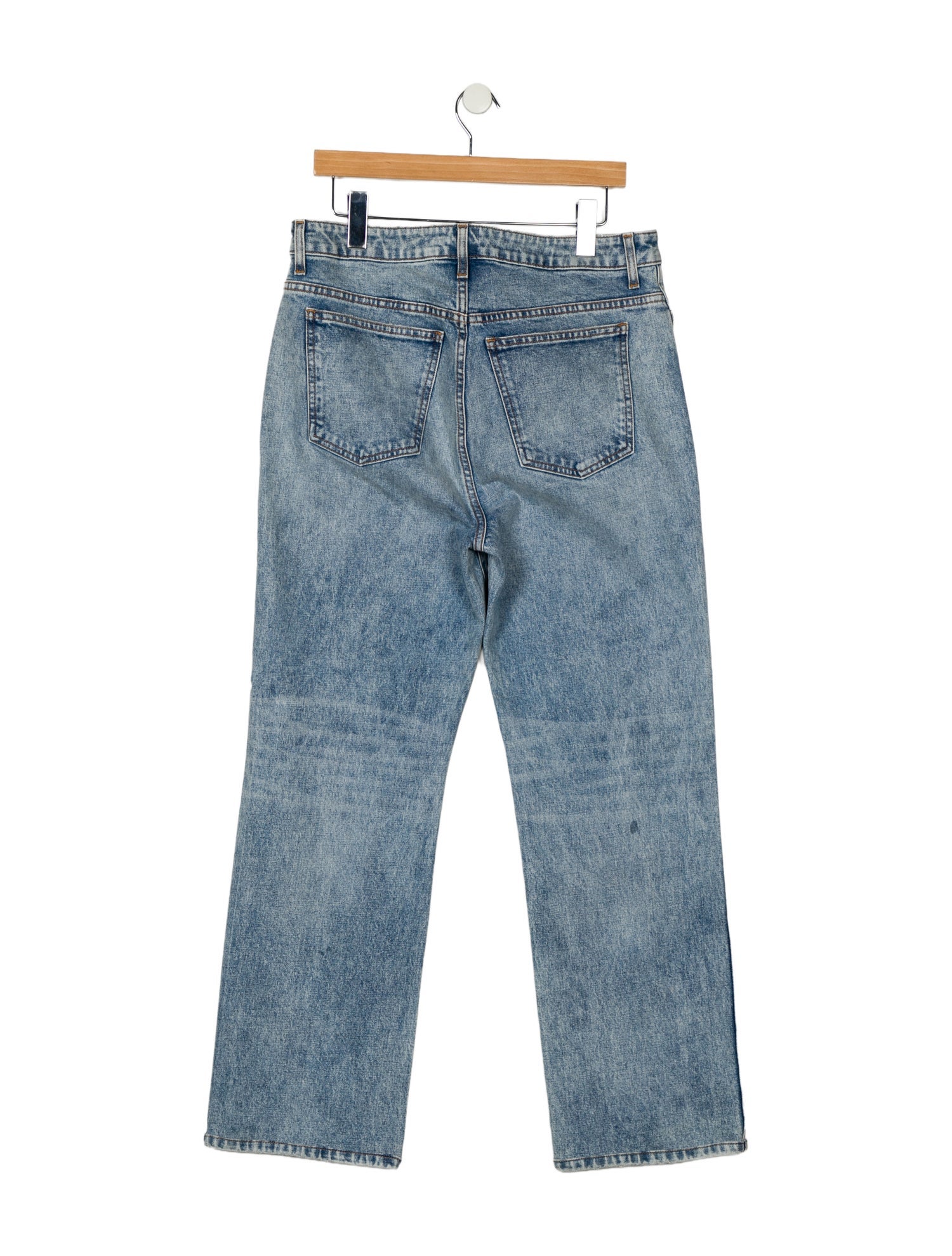 Khaite High-Rise Wide Leg Jeans