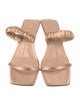 Khaite Satin Slingback Sandals