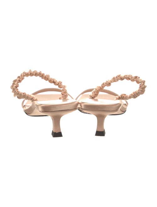 Khaite Satin Slingback Sandals