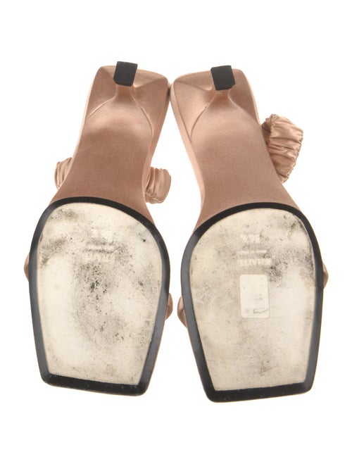 Khaite Satin Slingback Sandals