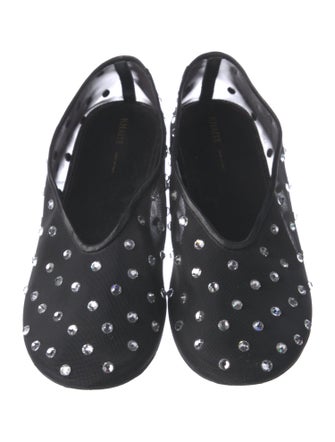 Khaite Mesh Polka Dot Print Ballet Flats