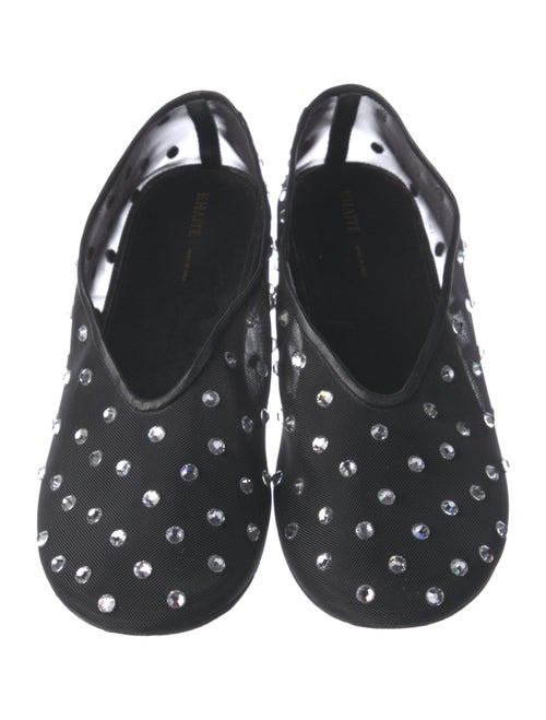 Khaite Mesh Polka Dot Print Ballet Flats
