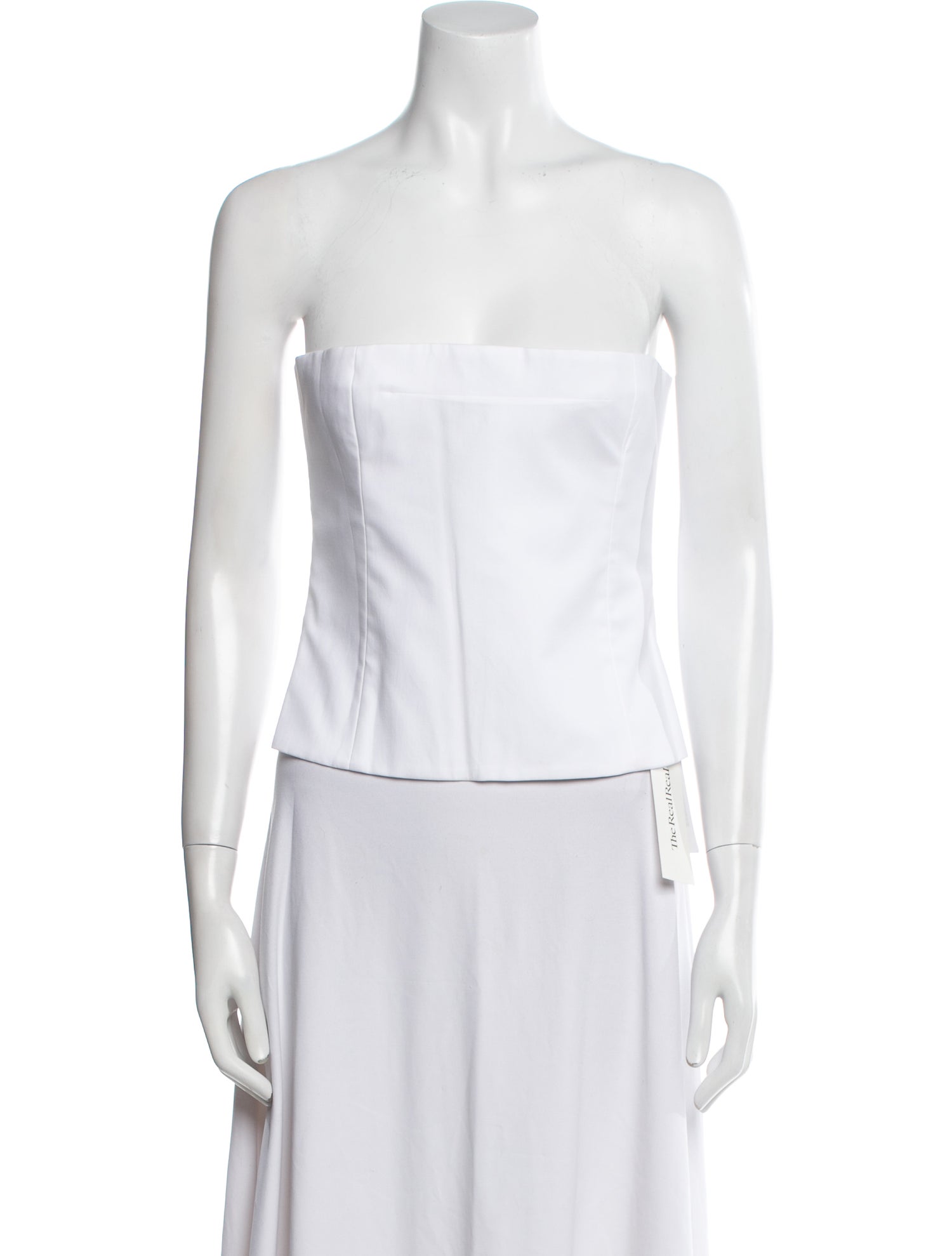 Khaite Strapless Crop Top