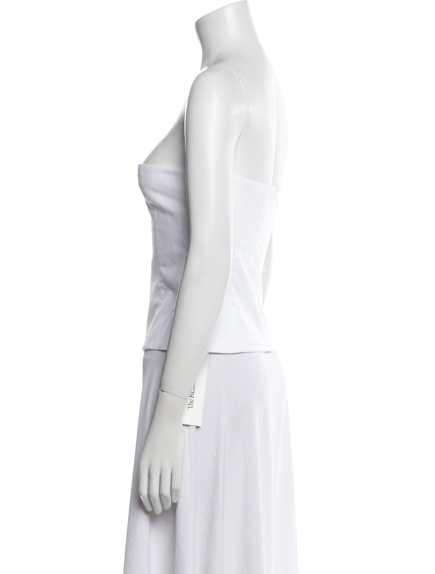 Khaite Strapless Crop Top