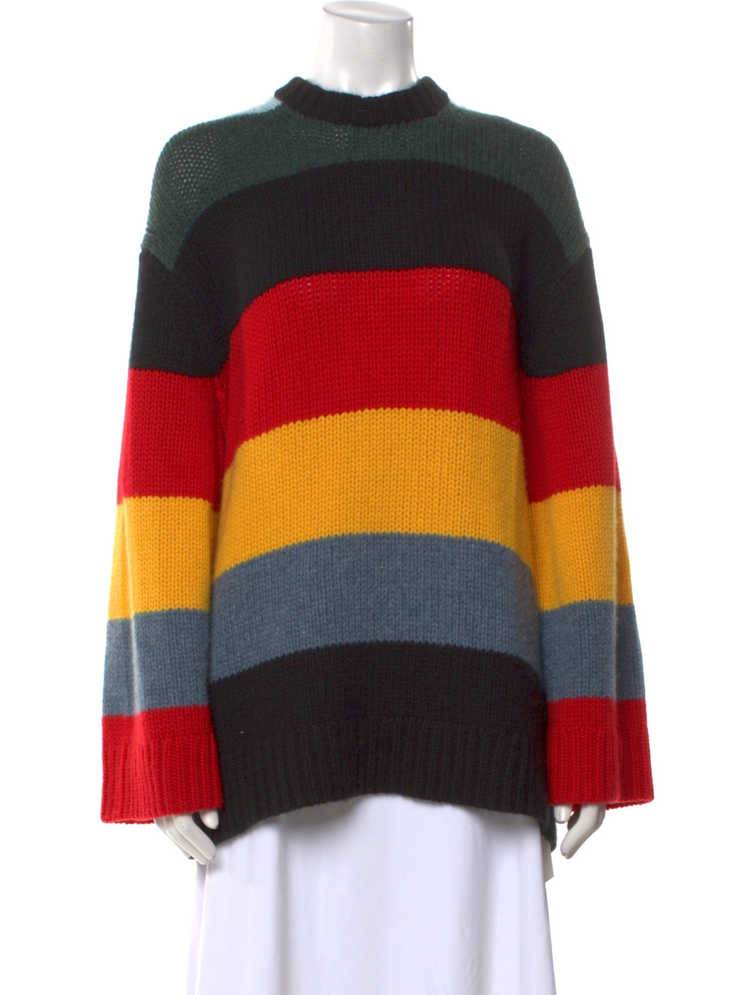 Khaite Cashmere Striped Sweater