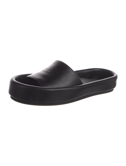 Khaite Leather Slides