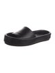 Khaite Leather Slides