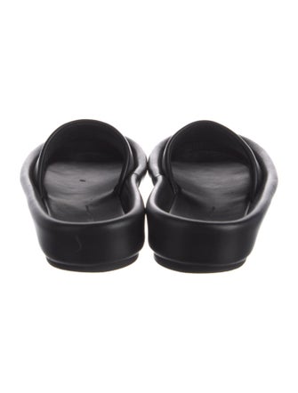 Khaite Leather Slides