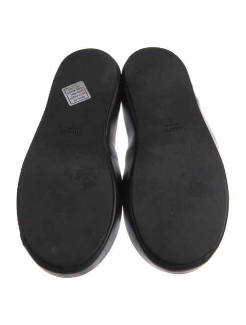 Khaite Leather Slides