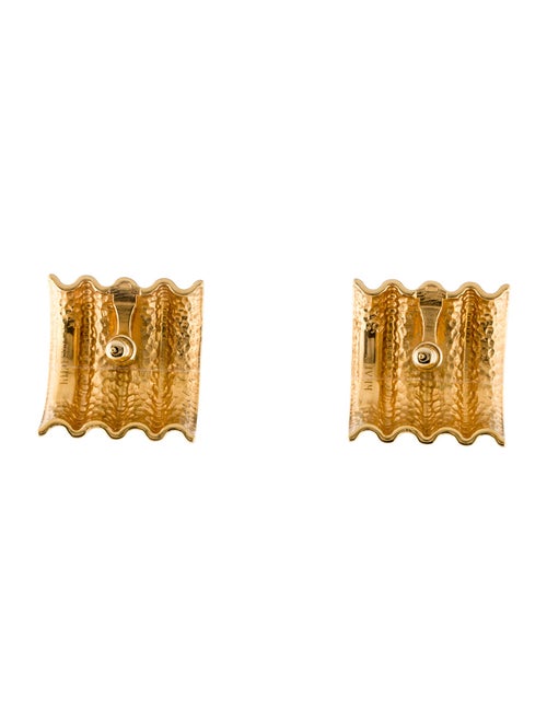 Khaite Small Julius Panel Stud Earrings