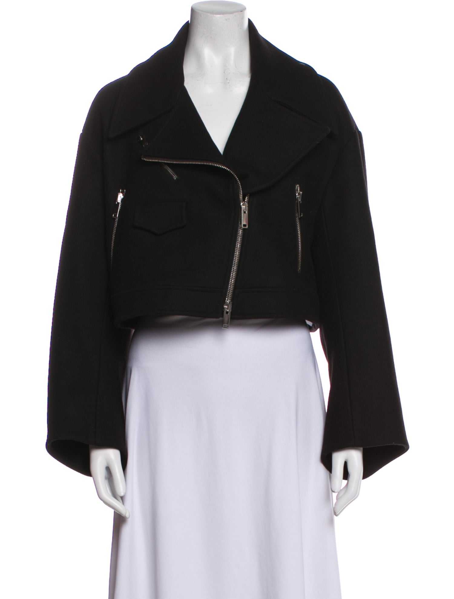 Khaite Virgin Wool Biker Jacket