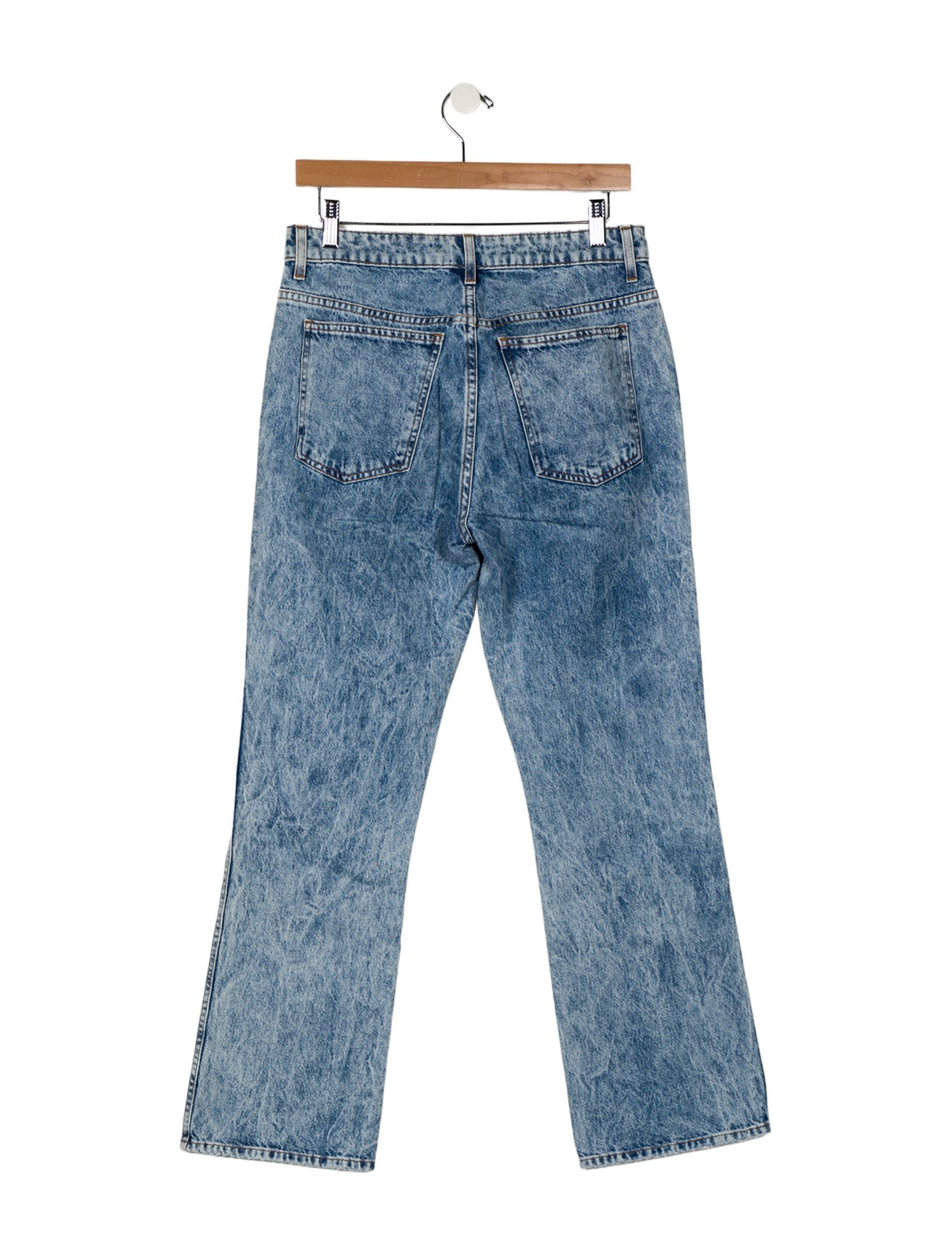 Khaite High-Rise Wide Leg Jeans
