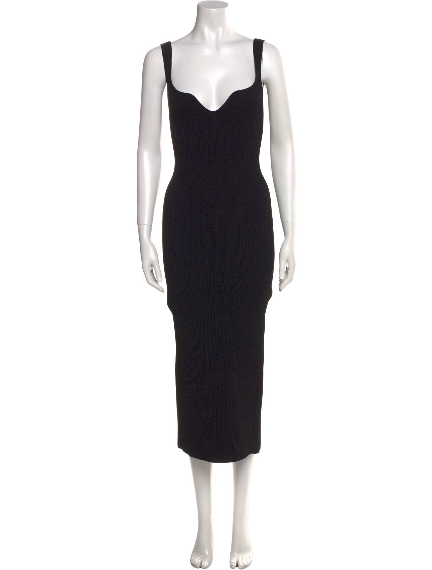 Khaite Square Neckline Long Dress