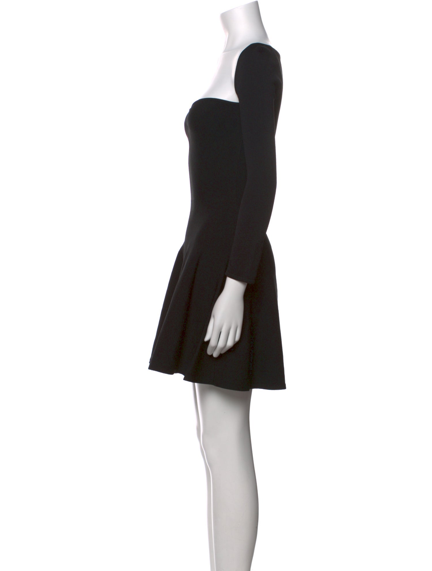 Khaite Square Neckline Mini Dress