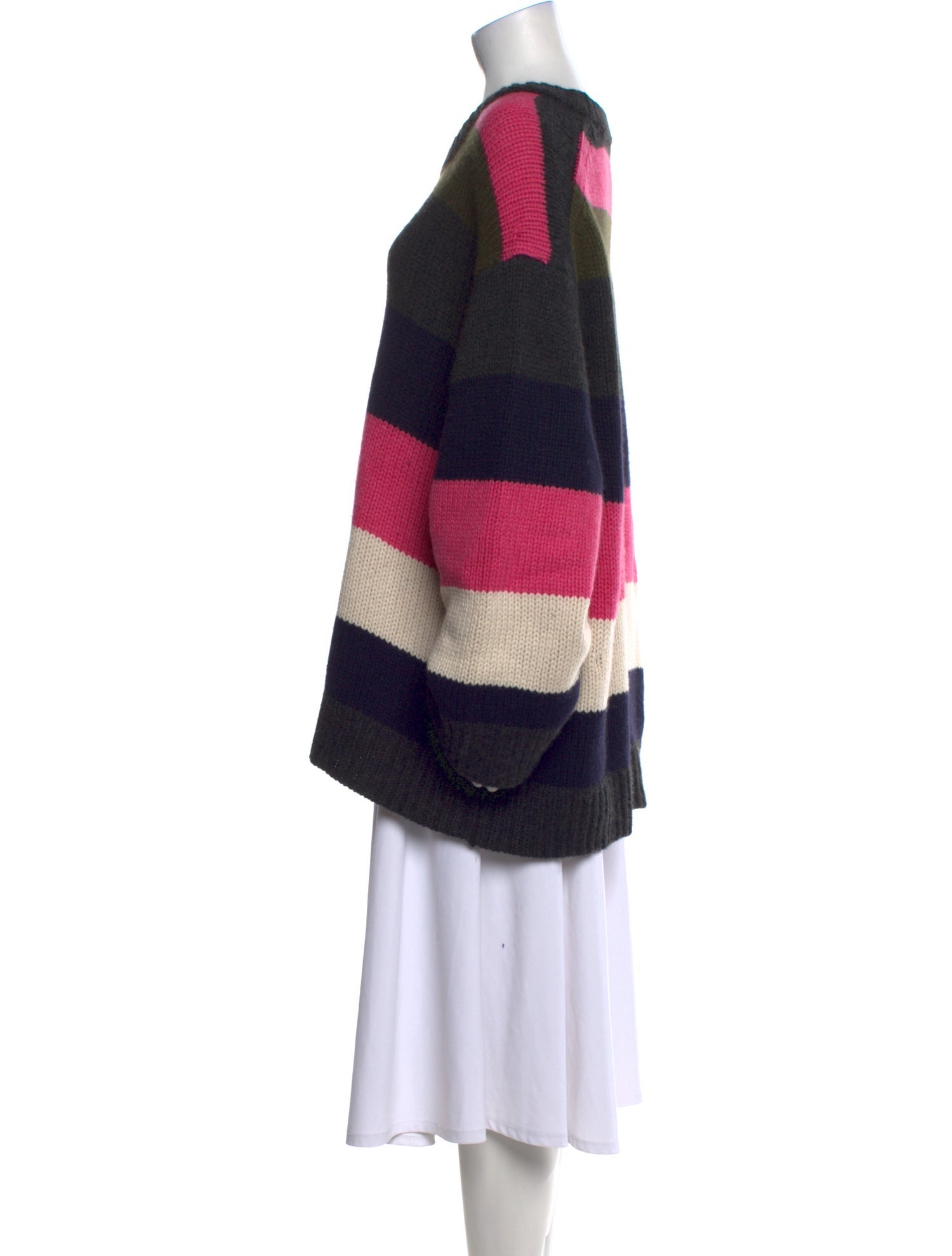 Khaite Cashmere Striped Sweater