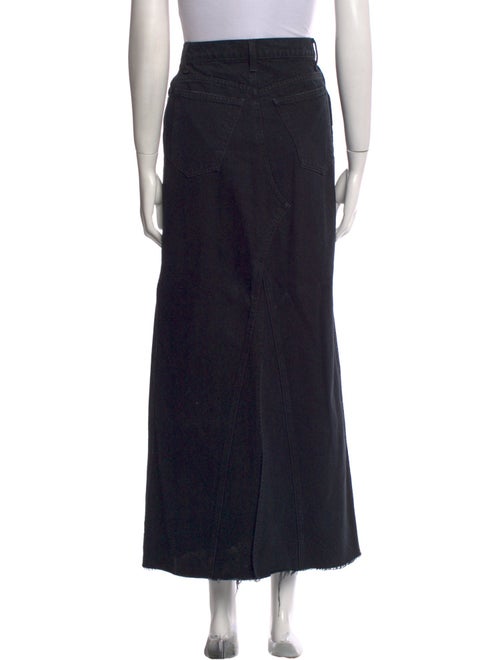 Khaite Raw-Edge Trim Midi Length Skirt