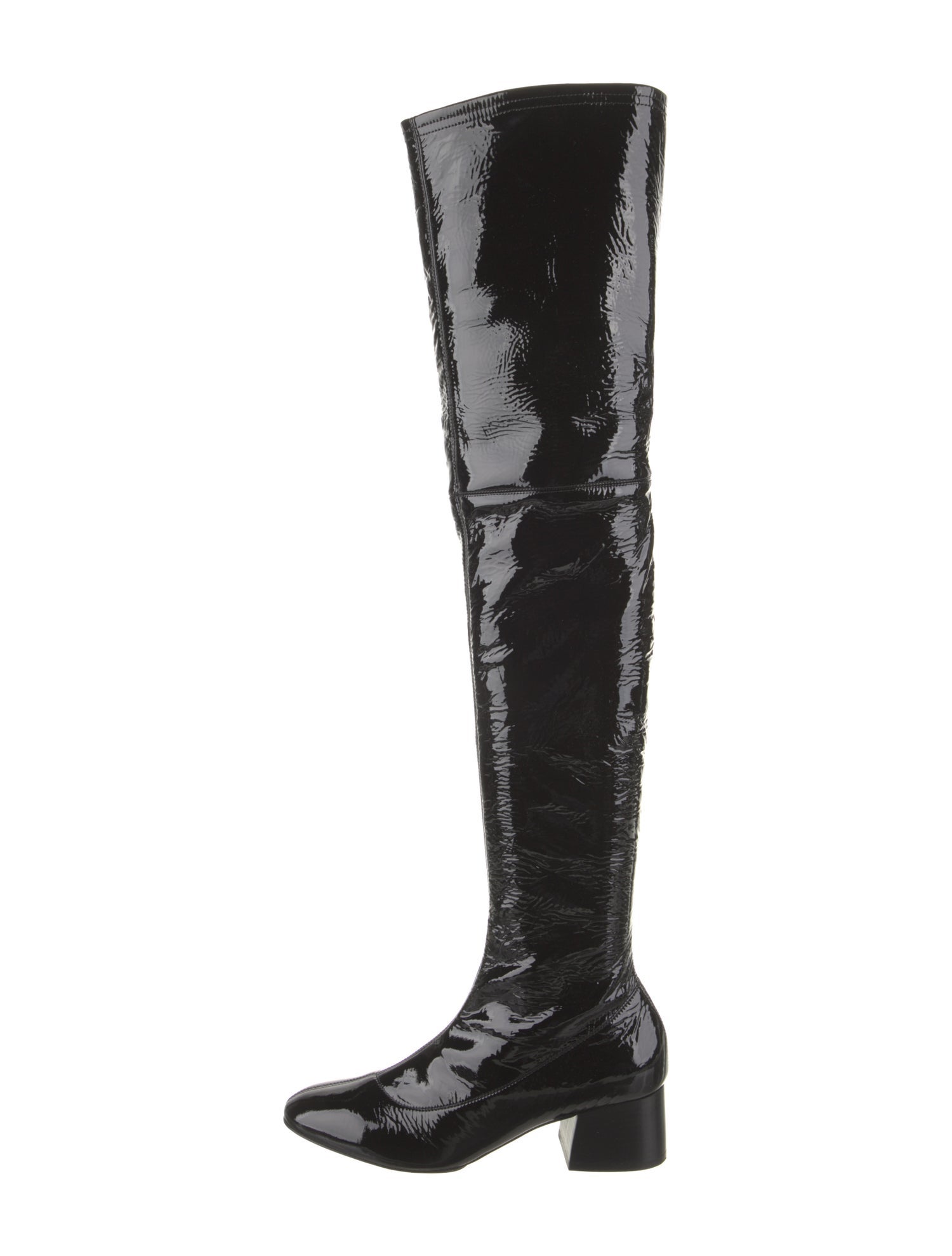 Khaite Patent Leather Boots