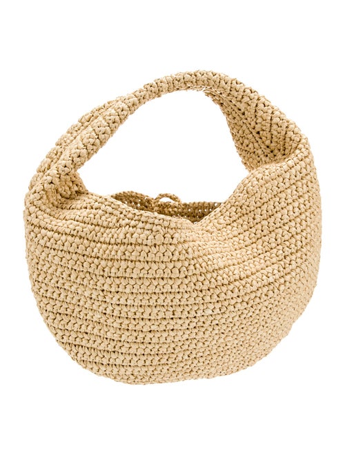 Khaite Raffia Top Handle Bag