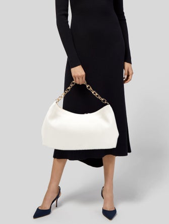 Khaite Leather Top Handle Bag