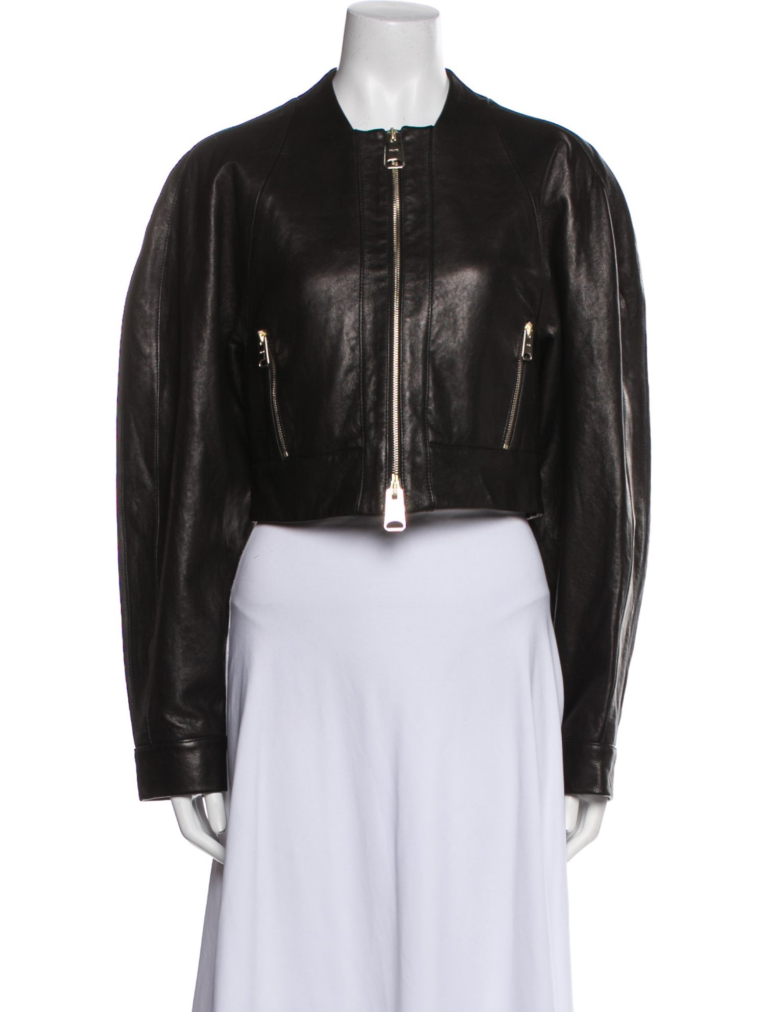 Khaite Leather Biker Jacket