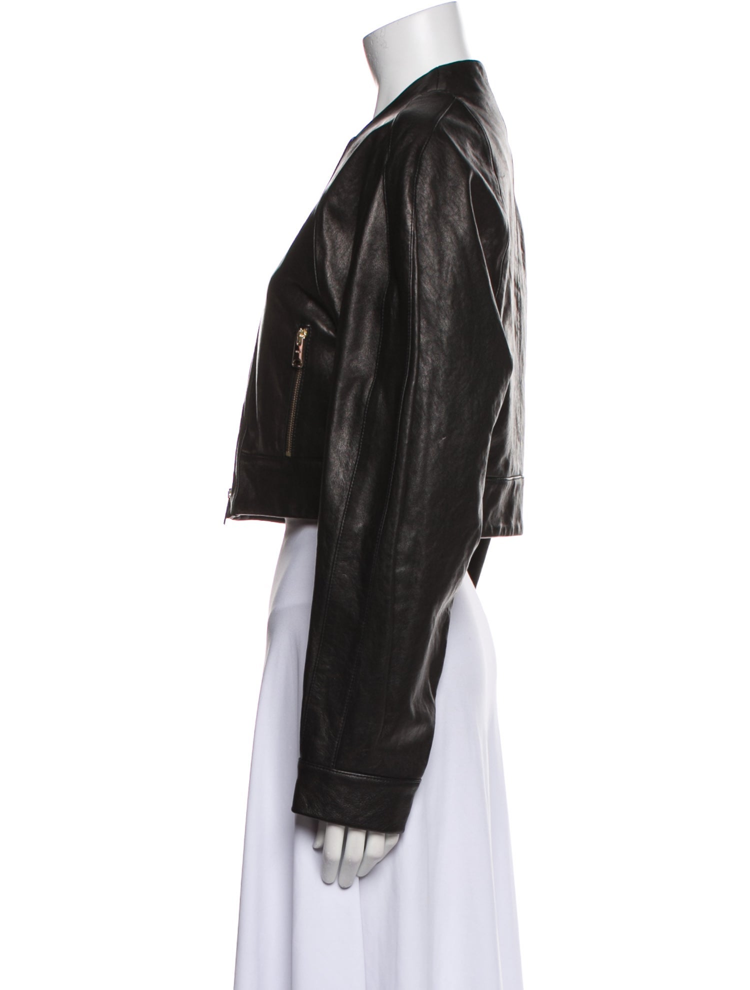 Khaite Leather Biker Jacket