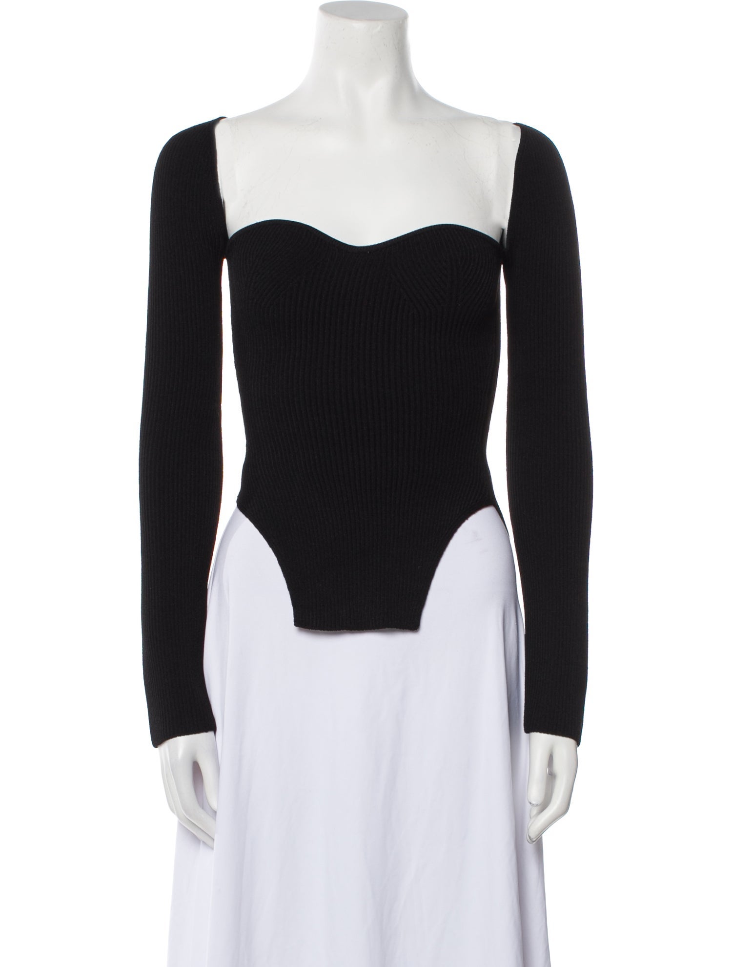 Khaite Cashmere Square Neckline Sweater