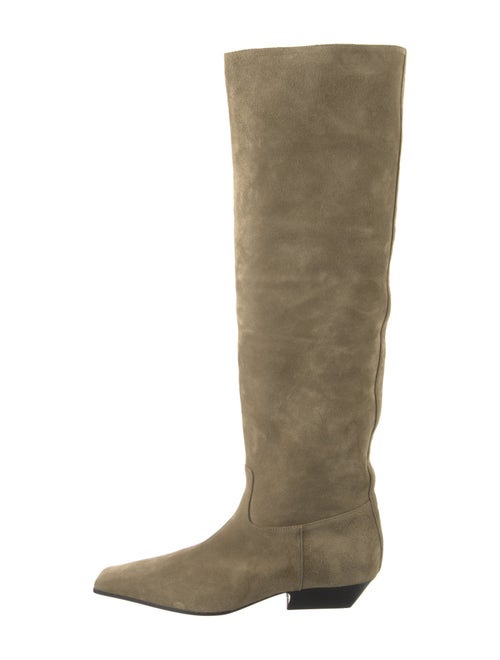 Khaite Suede Riding Boots